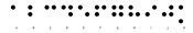 Braille Font Letter